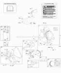 Part Location Diagram of 277615TRI Briggs and Stratton Operator's Manual
